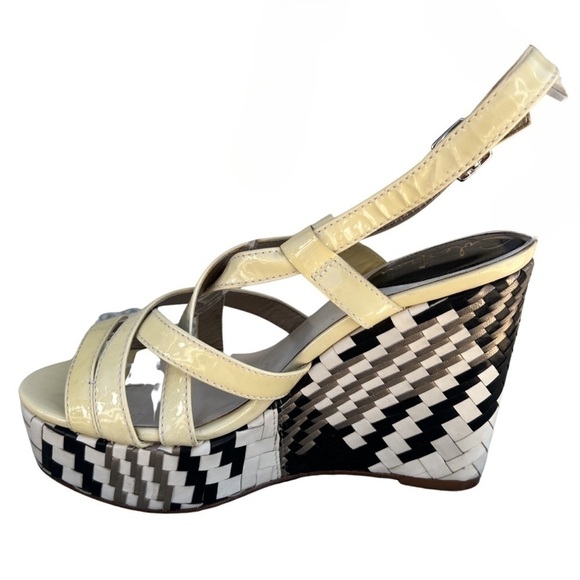 Cole Haan Nike Air Strappy Wedge Sandals Size 7.5 - Picture 2 of 11